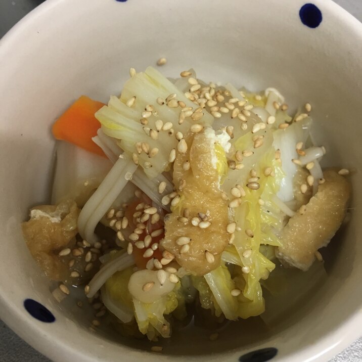 白菜煮浸し〜